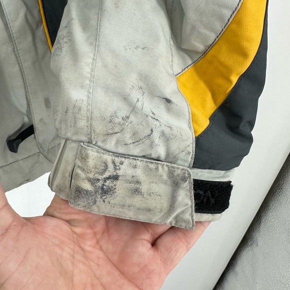 Karbon Winter Snow Ski Jacket Boys 16 Gray Yellow - Picture 12 of 15